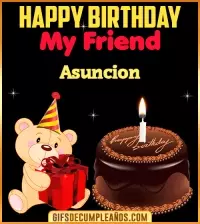 GIF Happy Birthday My Friend Asuncion